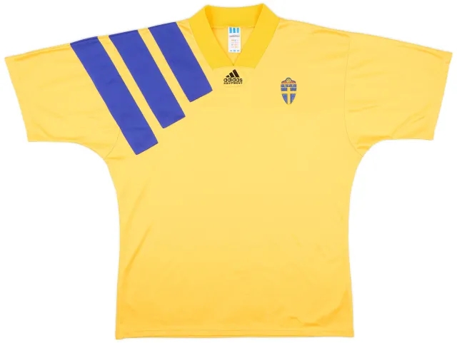 adidas 1992-94 Sweden Home Shirt - 9/10 - (XL)