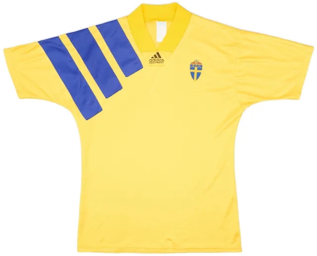 adidas 1992-94 Sweden Home Shirt - 8/10 - (M)