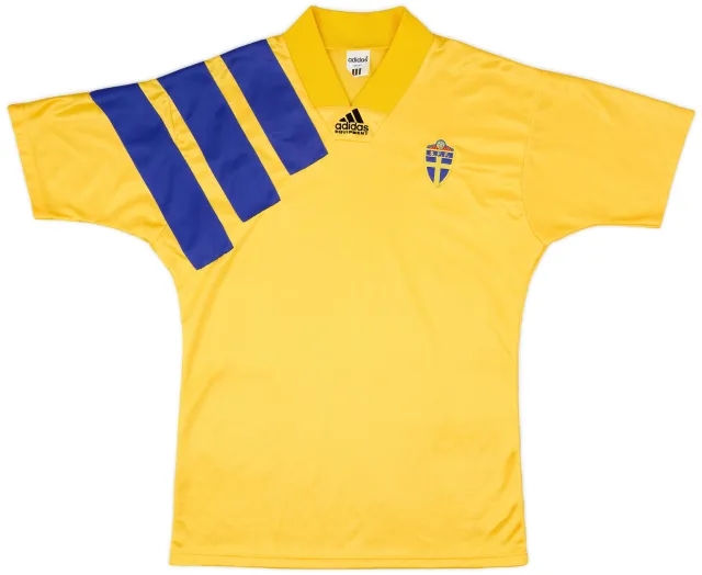 adidas 1992-94 Sweden Home Shirt - 7/10 - (M)