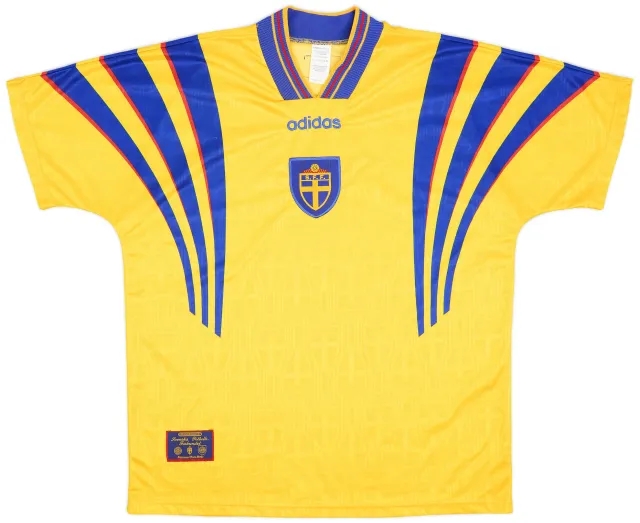 adidas 1997 Sweden Home Shirt - 8/10 - (XL)