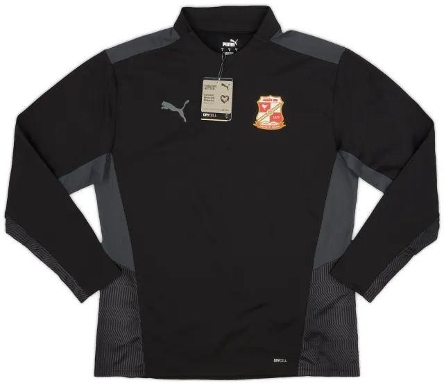 2020-21 Swindon Town Puma 1/4 Zip Training Top (L)