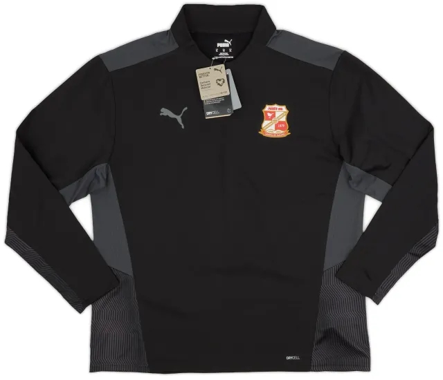 2020-21 Swindon Town Puma 1/4 Zip Training Top (XL)