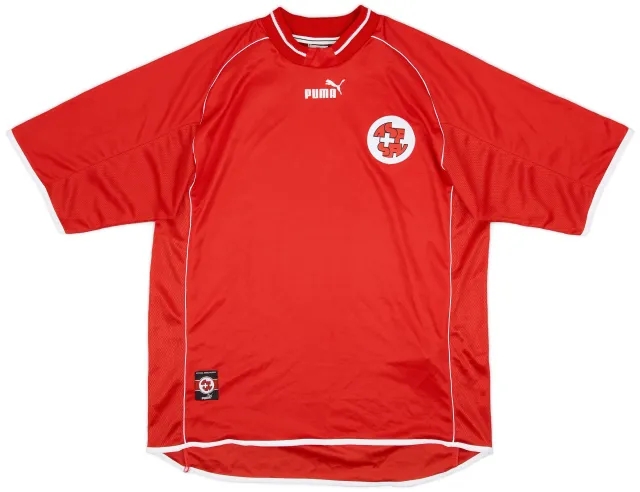 Puma 2000-01 Switzerland Home Shirt - 9/10 - (XL)