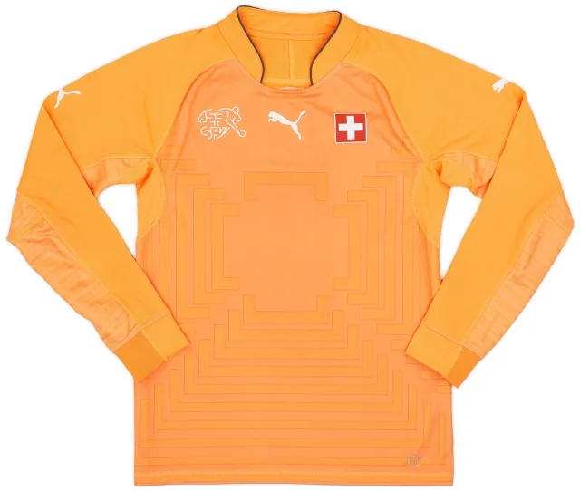 Puma 2014-16 Switzerland GK L/S Shirt - 9/10 - (S)