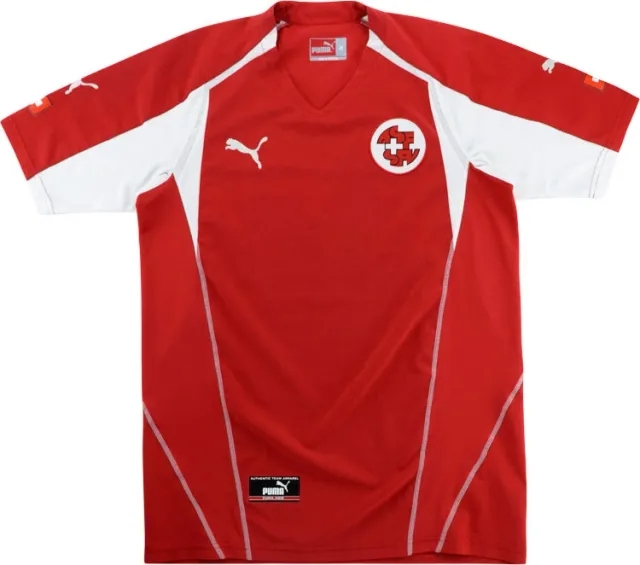 Puma 2004-06 Switzerland Home Shirt - 6/10 - (XL)