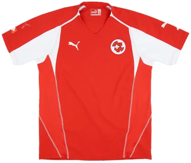 Puma 2004-06 Switzerland Home Shirt - 6/10 - (XL)