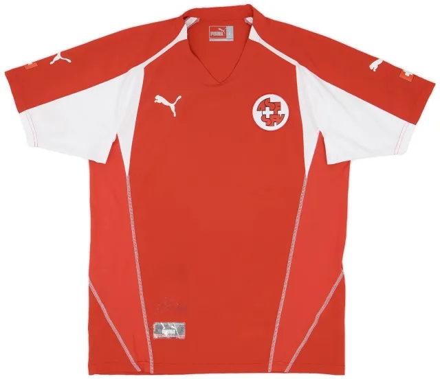 Puma 2004-06 Switzerland Home Shirt - 6/10 - (L)