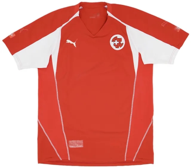 Puma 2004-06 Switzerland Home Shirt - 5/10 - (XL)