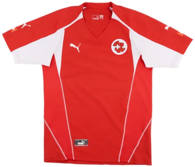Puma 2004-06 Switzerland Home Shirt - 5/10 - (L)