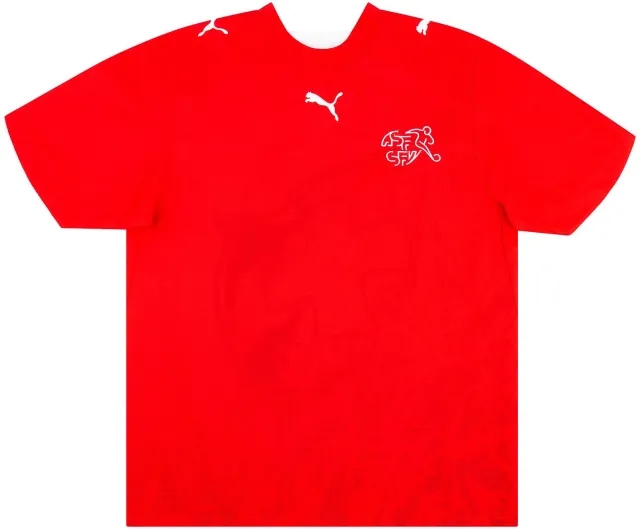 Puma 2006-08 Switzerland Home Shirt - 8/10 - (XL)