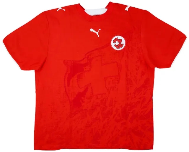 Puma 2006-08 Switzerland Home Shirt - 9/10 - (XL)