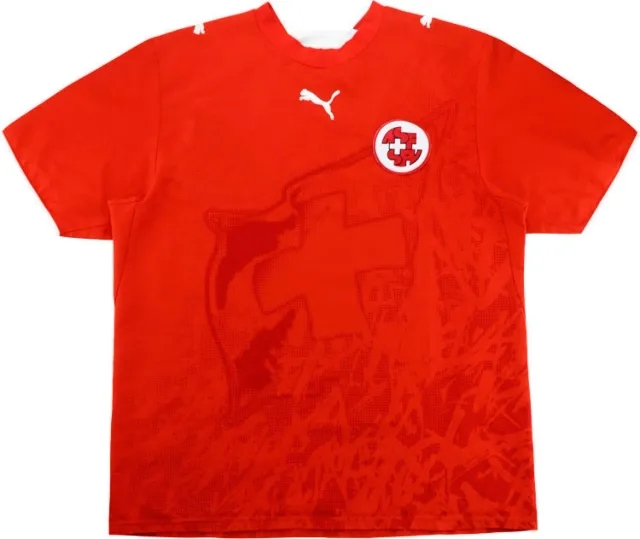 Puma 2006-08 Switzerland Home Shirt - 8/10 - (XL)