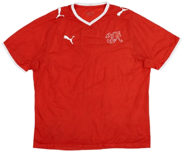 Puma 2008-10 Switzerland Home Shirt - 6/10 - (XL)