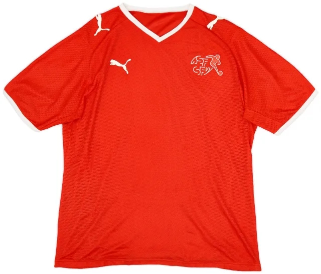 Puma 2008-10 Switzerland Home Shirt - 6/10 - (XL)