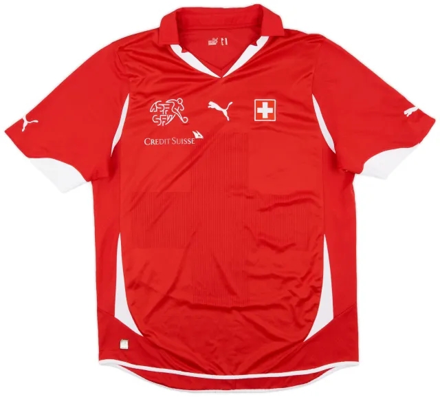 Puma 2010-11 Switzerland Home Shirt - 8/10 - (XL)