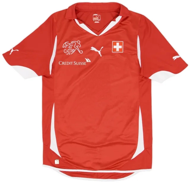 Puma 2010-11 Switzerland Home Shirt - 7/10 - (S)