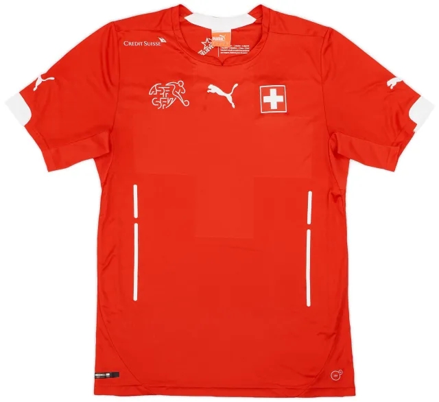Puma 2014-15 Switzerland Home Shirt - 7/10 - (S)