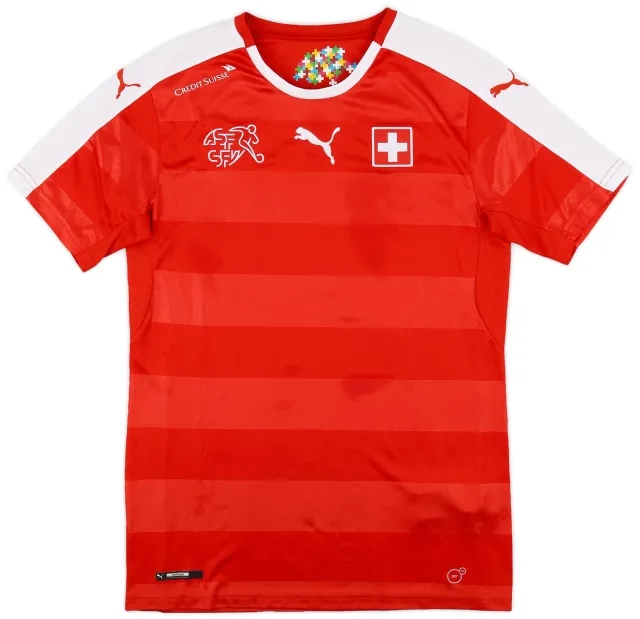 Puma 2016-17 Switzerland Home Shirt - 7/10 - (S)