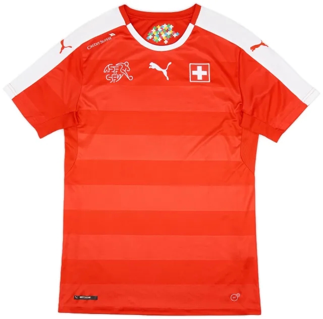 Puma 2016-17 Switzerland Home Shirt - 8/10 - (M)