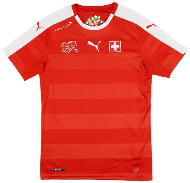 Puma 2016-17 Switzerland Home Shirt - 8/10 - (S)