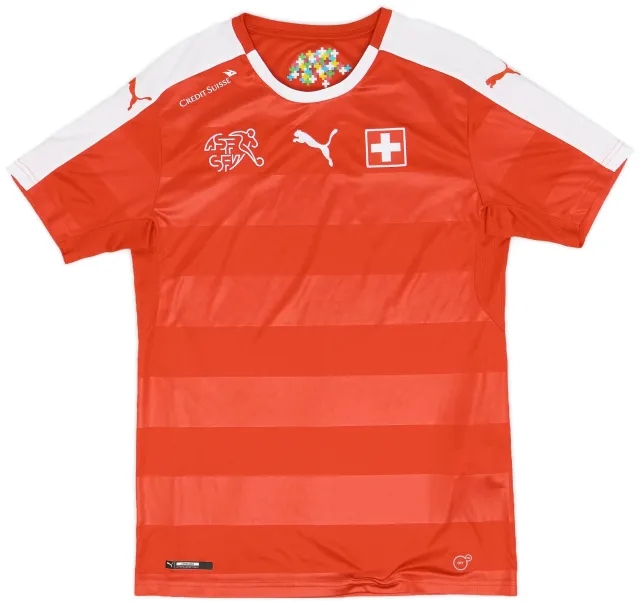 Puma 2016-17 Switzerland Home Shirt - 9/10 - (S)