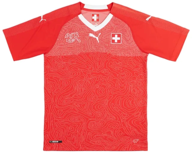 Puma 2018-20 Switzerland Home Shirt - 8/10 - (S)