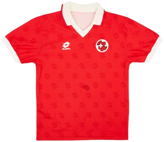 Lotto 1994-96 Switzerland Home Shirt - 5/10 - (M)