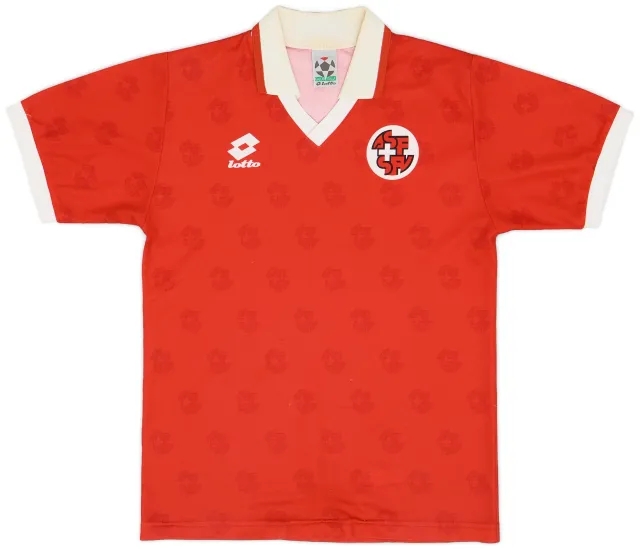 Lotto 1994-96 Switzerland Home Shirt - 8/10 - (XL.Boys)