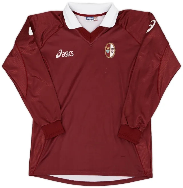 Asics 2001-02 Torino Home L/S Shirt - 8/10 - (M)