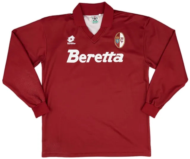 Lotto 1993-94 Torino Home L/S Shirt - 8/10 - (XL)