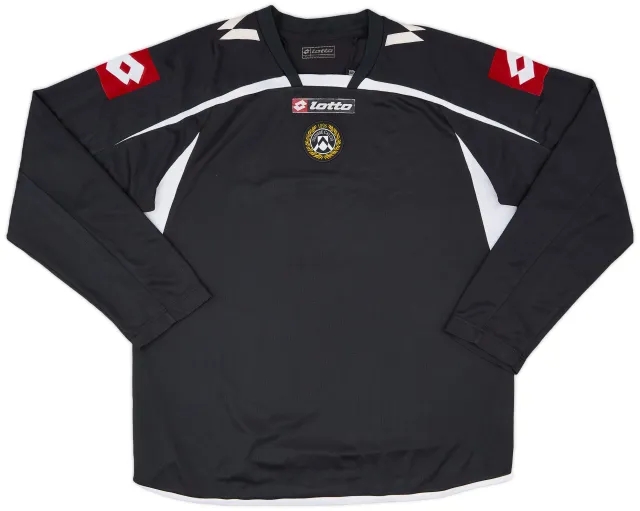 Lotto 2009-10 Udinese Away L/S Shirt - 7/10 - (XL)