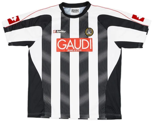 Lotto 2007-08 Udinese Home Shirt - 6/10 - (XXL)