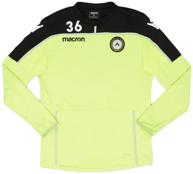2018-19 Udinese Macron Player Issue Training L/S Shirt #36 - 8/10 - (XL)