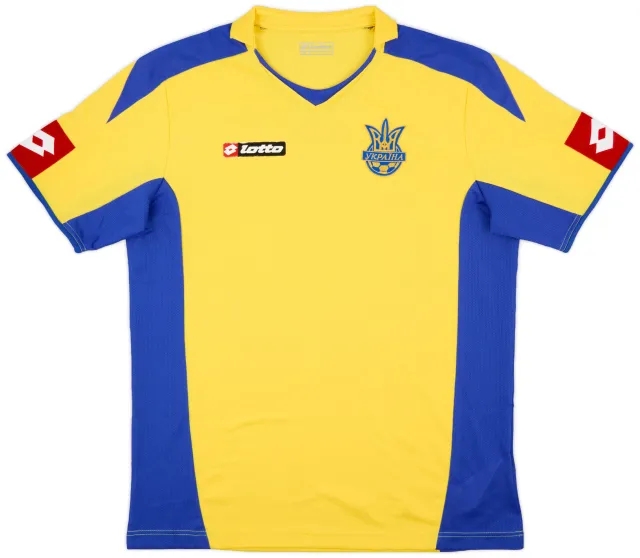Lotto 2008-10 Ukraine Home Shirt - 8/10 - (XXL)