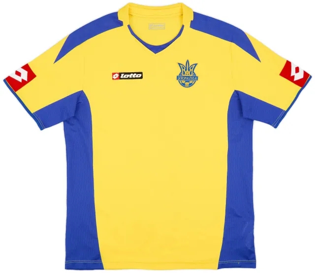 Lotto 2008 Ukraine Home Shirt - 8/10 - (XXL)