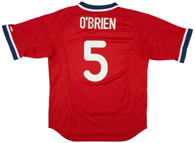 Nike 2000-02 USA Away Shirt O'Brien #5 - 6/10 - (L)