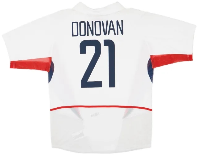 Nike 2002-03 USA Authentic Home Shirt Donovan #21 - 8/10 - (M)
