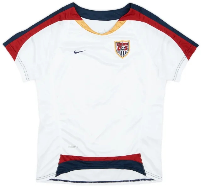 Nike 2007 USA Women's Home Shirt - 9/10 - (Womens L)
