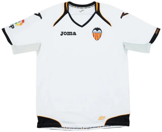 Joma 2011-12 Valencia Home Shirt - 8/10 - (S)