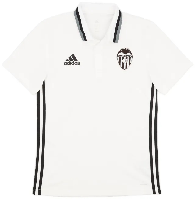2016-17 Valencia adidas Polo Shirt - 9/10 - (S)