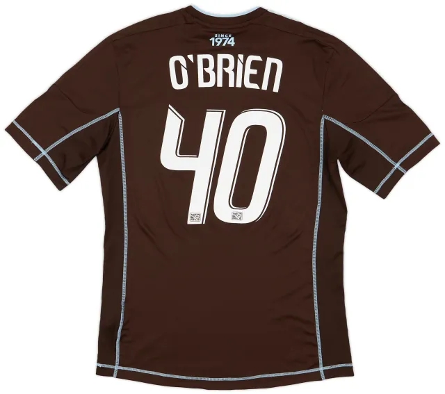 adidas 2012-13 Vancouver Whitecaps Match Issue Third Shirt O'Brien #40