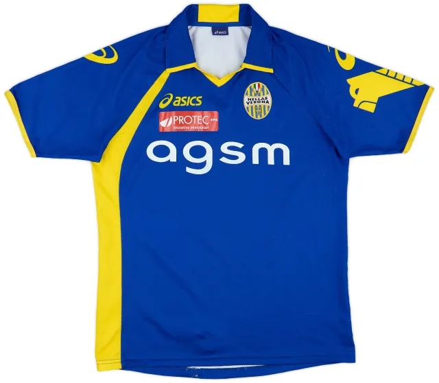 Asics 2011-12 Hellas Verona Home Shirt - 6/10 - (M)