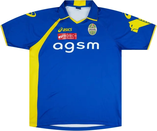 Asics 2011-12 Hellas Verona Home Shirt - 8/10 - (XXL)