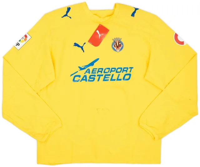Puma 2006-07 Villarreal Home L/S Shirt (L)