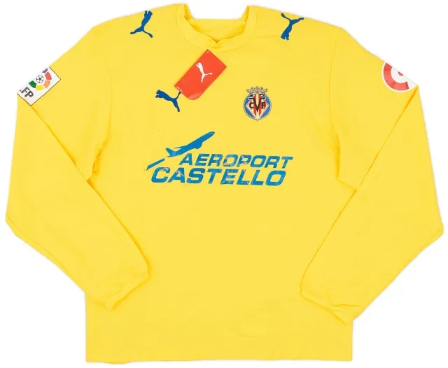 Puma 2006-07 Villarreal Home L/S Shirt (M)