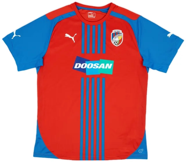 Puma 2014-15 Viktoria Plzen Home Shirt - 9/10 - (XL)