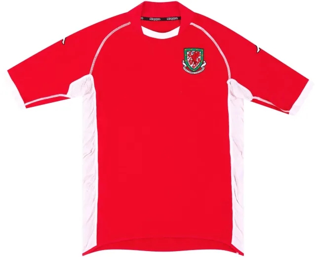 Kappa 2002-04 Wales Home Shirt - 6/10 - (XL)