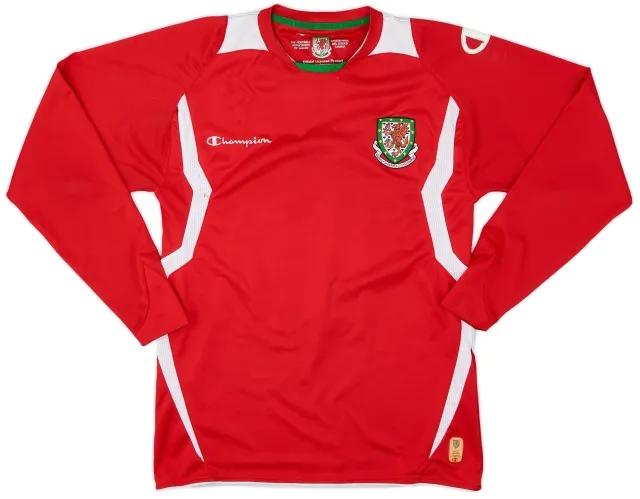 2008-10 Wales Home L/S Shirt #10 - 7/10 - (S)