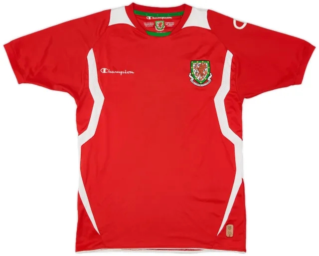 Champion 2008-10 Wales Home Shirt - 7/10 - (S)