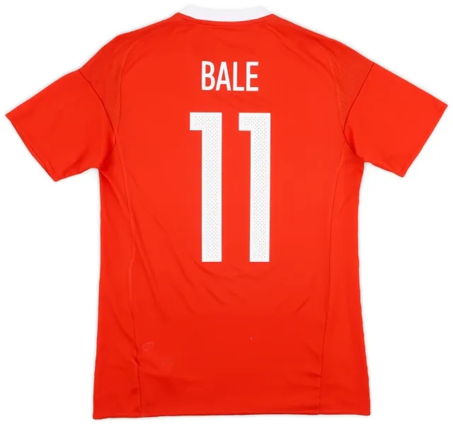 Umbro 2016-17 Wales Home Shirt Bale #11 - 8/10 - (S)